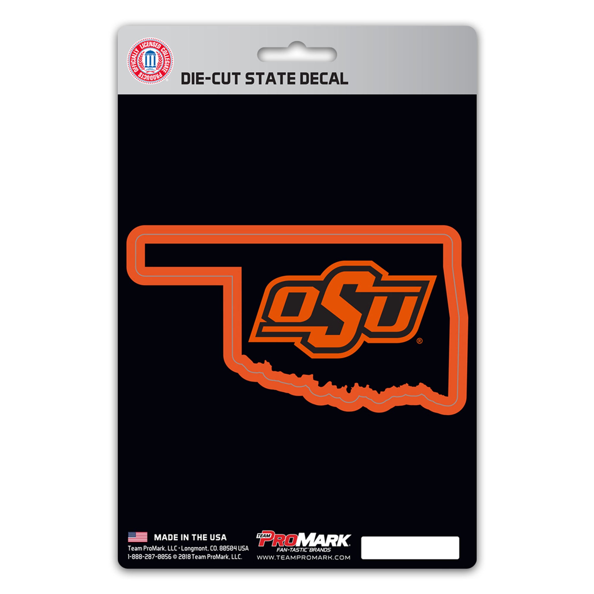 FANMATS, Autocollant de l'équipe de l'université de l'Oklahoma (Oklahoma State University)