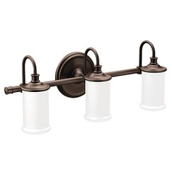 Moen, BAIN DE BRONZE FROTTÉ À L'HUILE, TROIS GLOBES