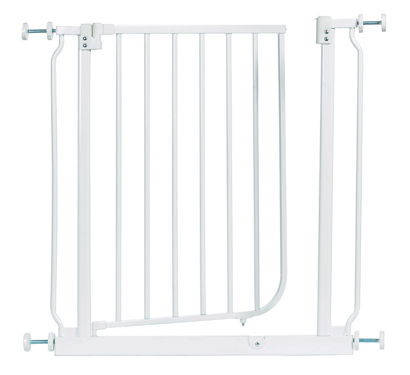 NORTH STATES INDUSTRIES INC, Barrière de sécurité en métal pour enfants North States White 29 in. H x 28-38.5 in. W Porte de sécurité en métal pour enfants