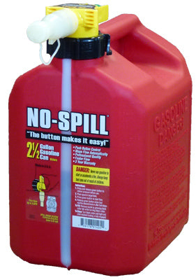 No-Spill Llc, Bidon de gaz en plastique sans déversement 2.5 gal