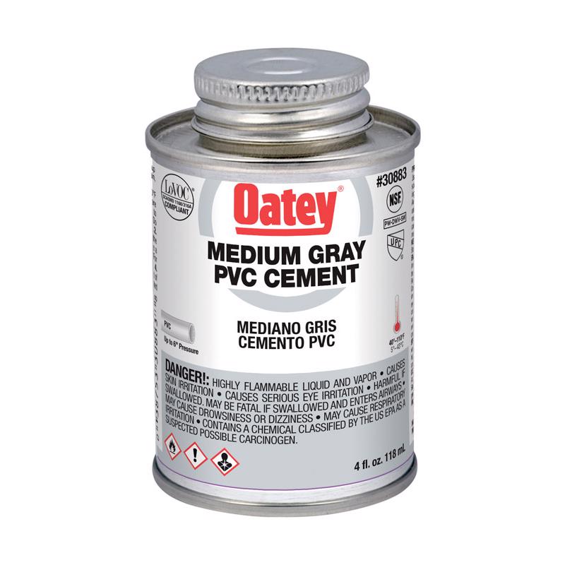 OATEY SCS, Ciment gris Oatey pour PVC 4 oz