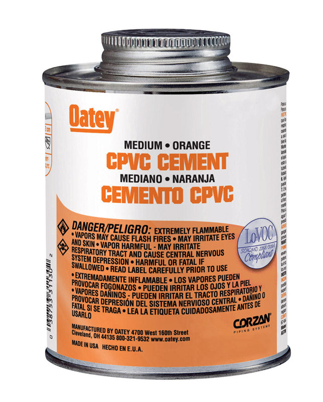 Oatey, Ciment orange Oatey pour CPVC 32 oz