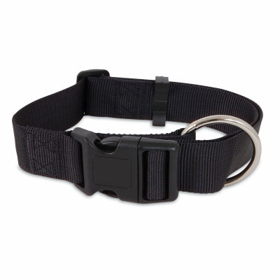 Petmate, Collier en nylon pour chien, noir, 1 x 20-In. (Paquet de 3)