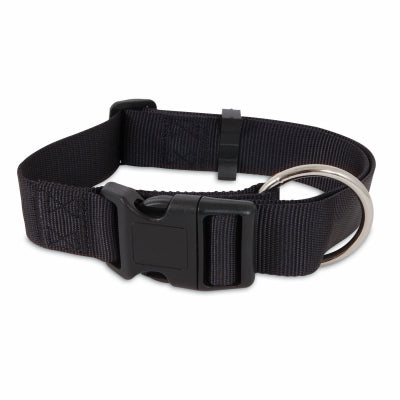 Petmate, Collier en nylon pour chien, noir, 3/8 x 8-14-In. (Pack de 3)