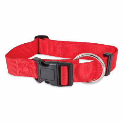 Petmate, Collier en nylon pour chien, rouge, 1 x 20-In. (Pack de 3)