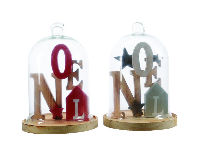 KAEMINGK INTERNATIONAL, Decoris Décoration de Noël en cloche rouge/verte (lot de 2)