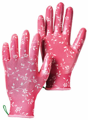 Hestra, Gants de travail en nitrile, texturés, rose, femmes M