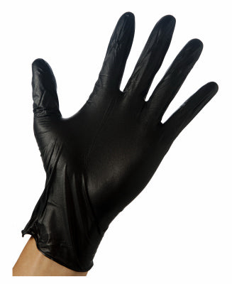 Big Time Products Llc, Gants en nitrile, jetables, noirs, hommes XL, 100 pièces