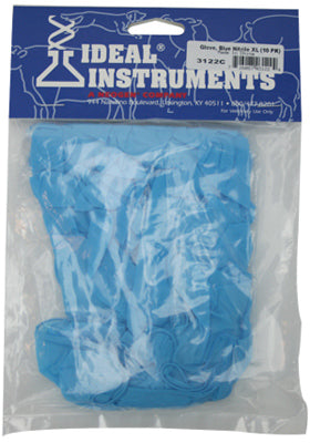 Neogen Corporation, Gants jetables en nitrile, bleu, XL, 10 pk.