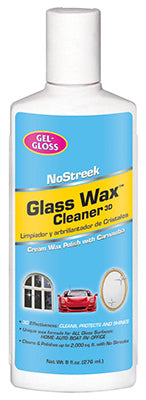 TR INDUSTRIES, Gel-Gloss NoStreek No Scent Glass Wax Cleaner 8 oz Liquid