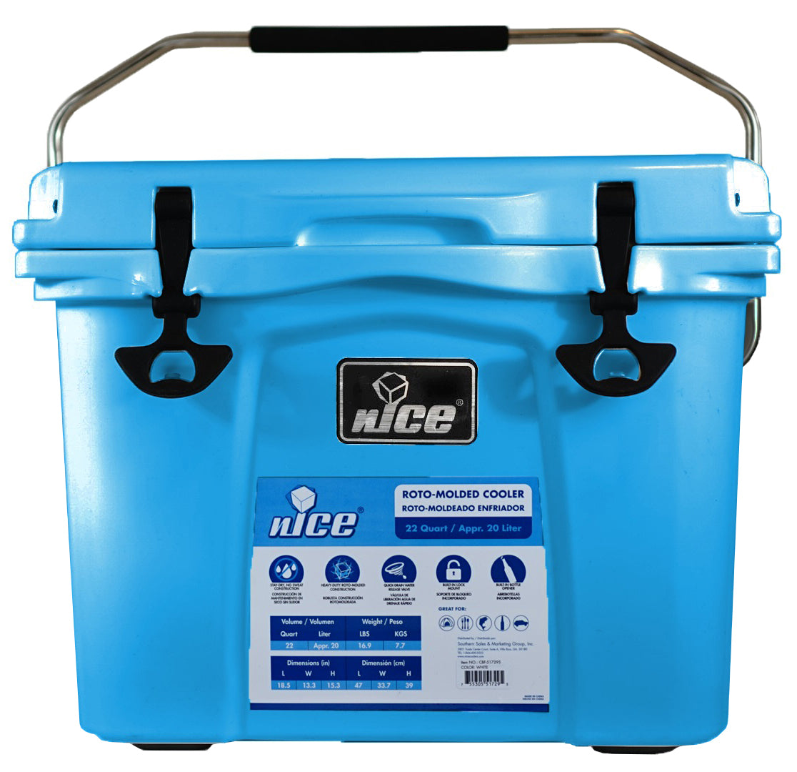 GROUPE DE VENTE ET DE MARKETING DU SUD EN, Glacière 22 qt Bleu clair