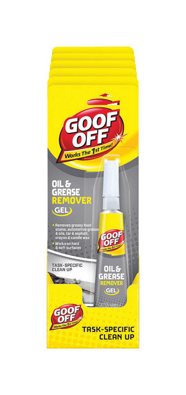 WM BARR & COMPANY, Goof Off No Scent Oil Stain Remover 0.62 oz. Gel (Pack de 6)