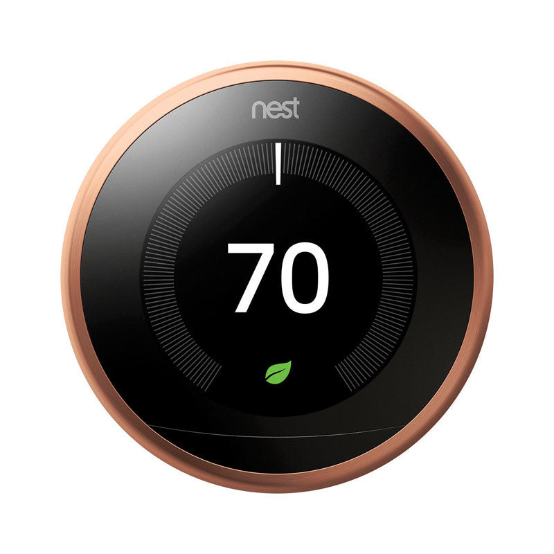 NEST LABS INC, Google Nest Thermostat intelligent à cadran intégré WiFi pour le chauffage et la climatisation