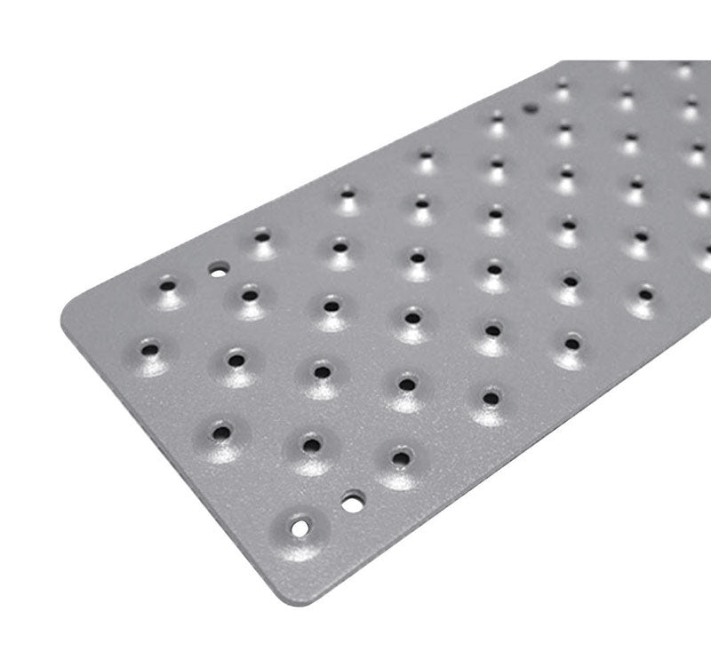 HANDI PRODUCTS INC, Handi-Treads 3.75 in. W X 30 in. Bande de fil de sécurité pour marchepieds en aluminium gris avec revêtement en poudre