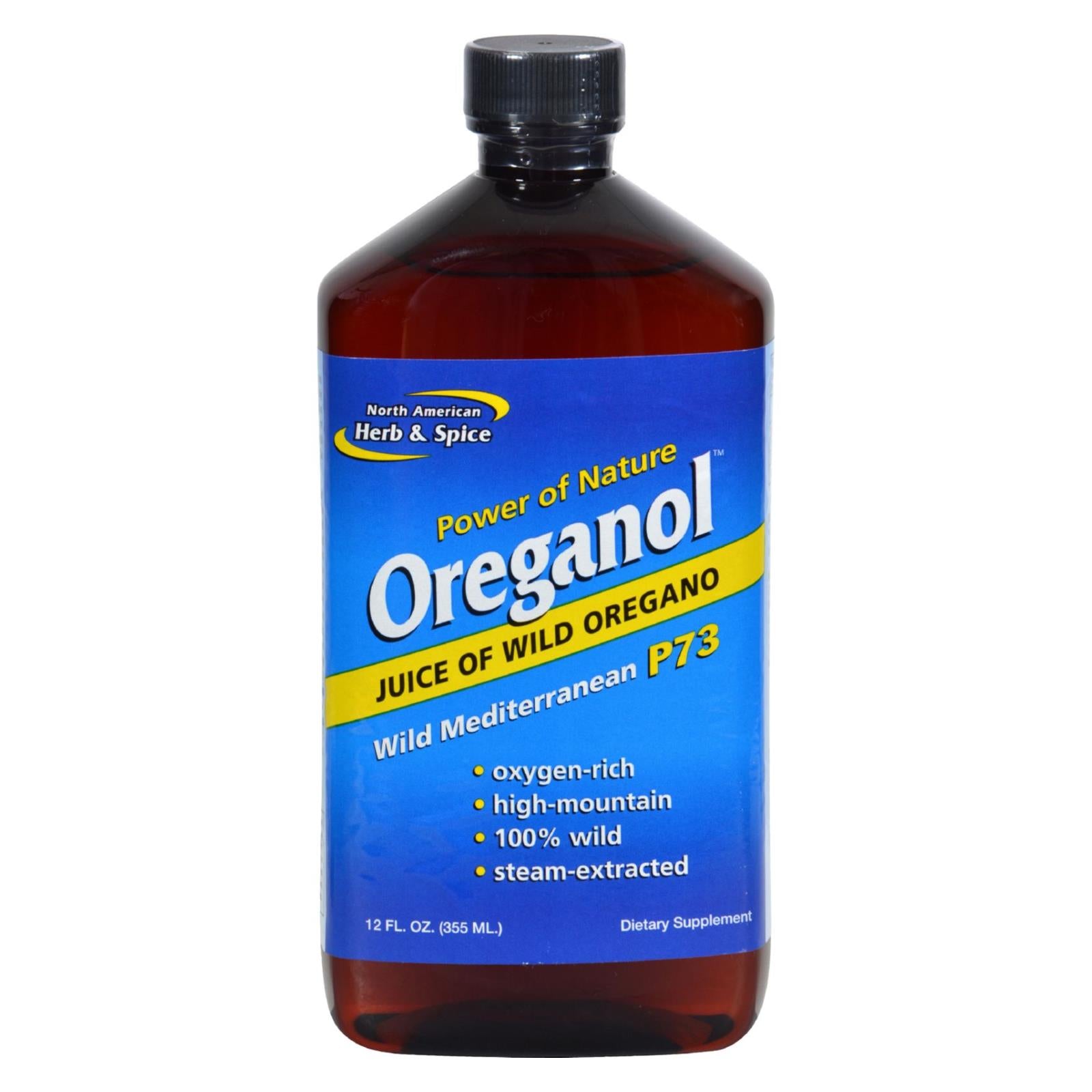 Herbes et épices d'Amérique du Nord, Jus d'origan sauvage de North American Herb and Spice Oreganol - 12 fl oz