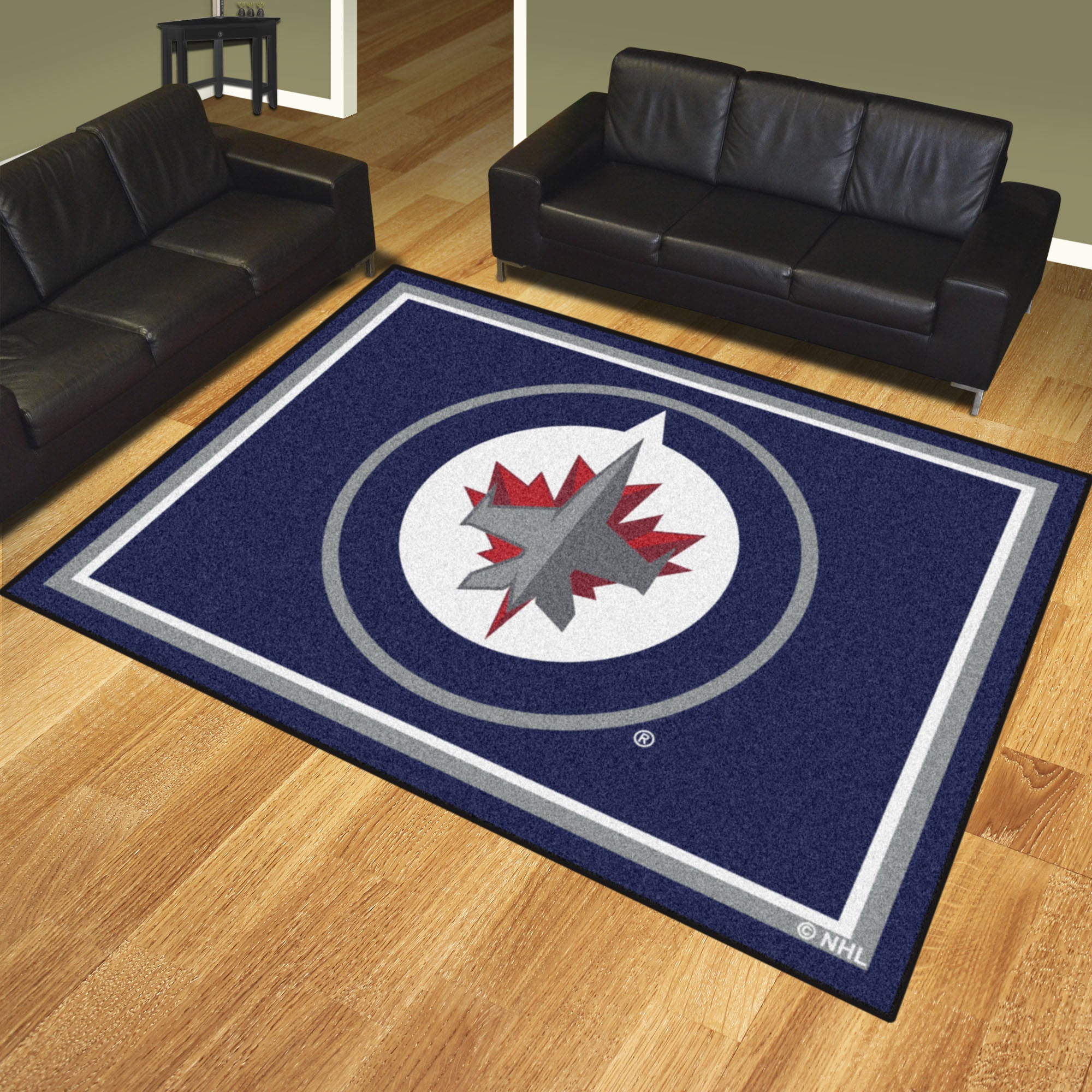 FANMATS, LNH - Jets de Winnipeg 8 pi. x 10 pi. Tapis en peluche