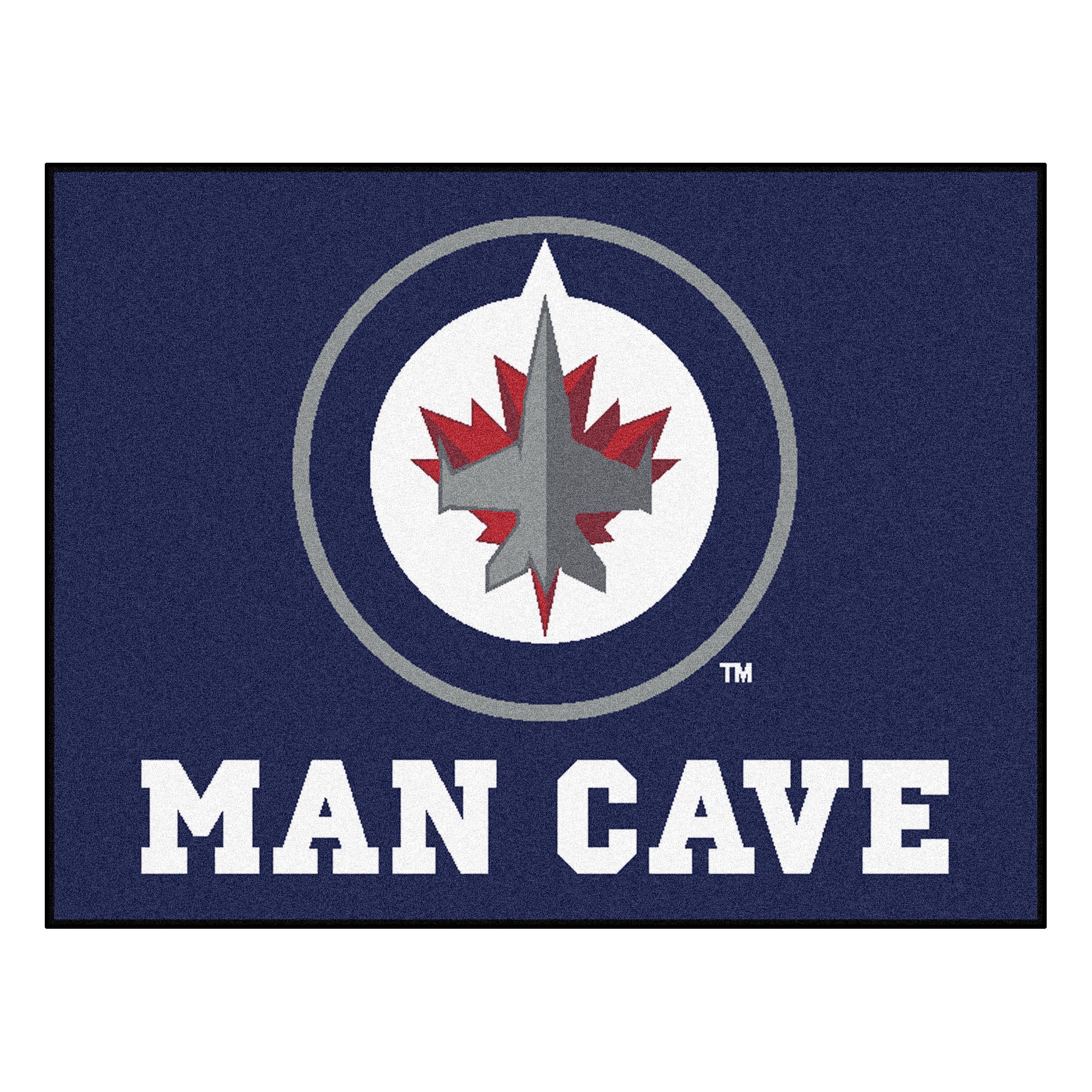 FANMATS, LNH - Tapis de la caverne des Jets de Winnipeg - 34 po x 42,5 po