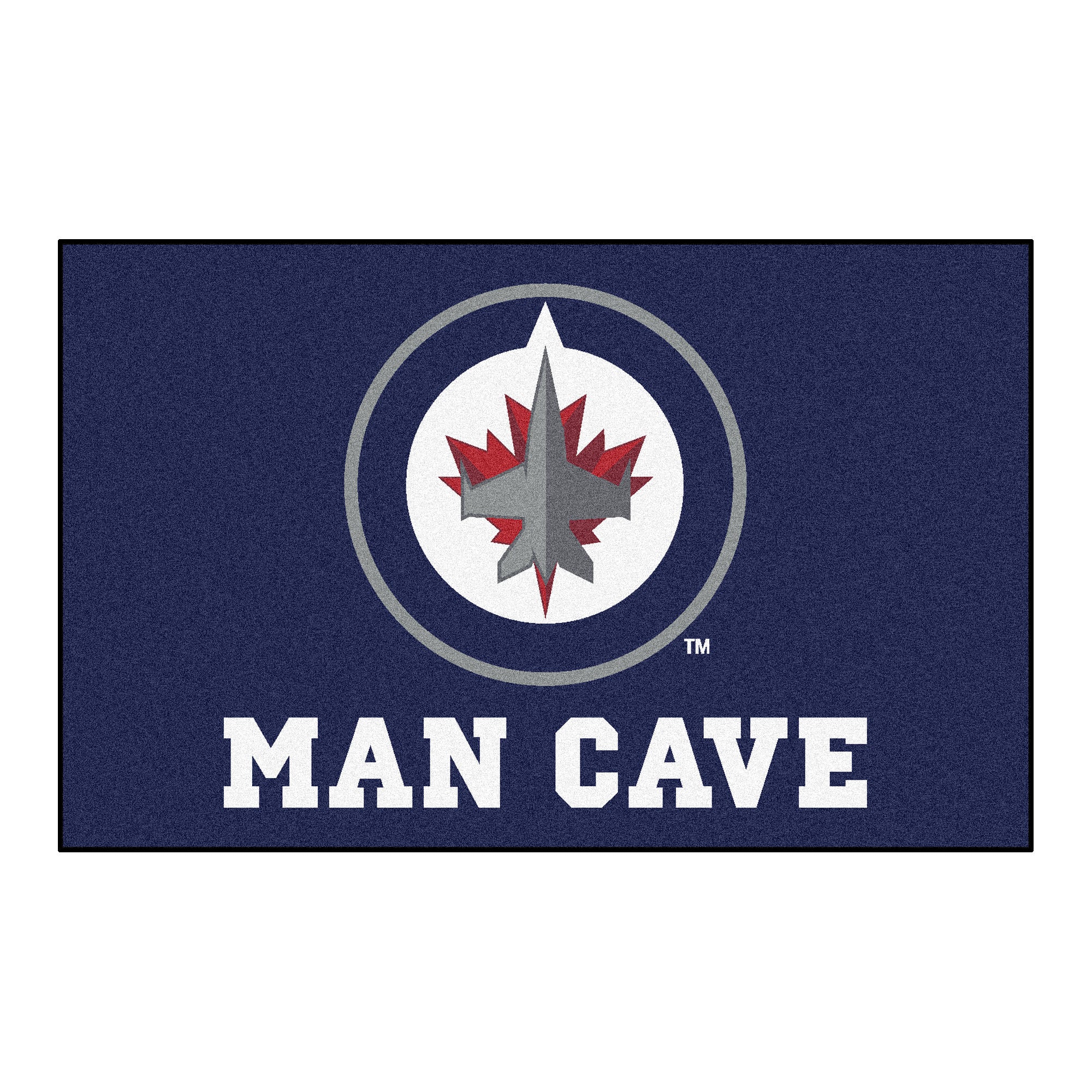 FANMATS, LNH - Tapis de la caverne des Jets de Winnipeg - 5 pi. x 8 pi.