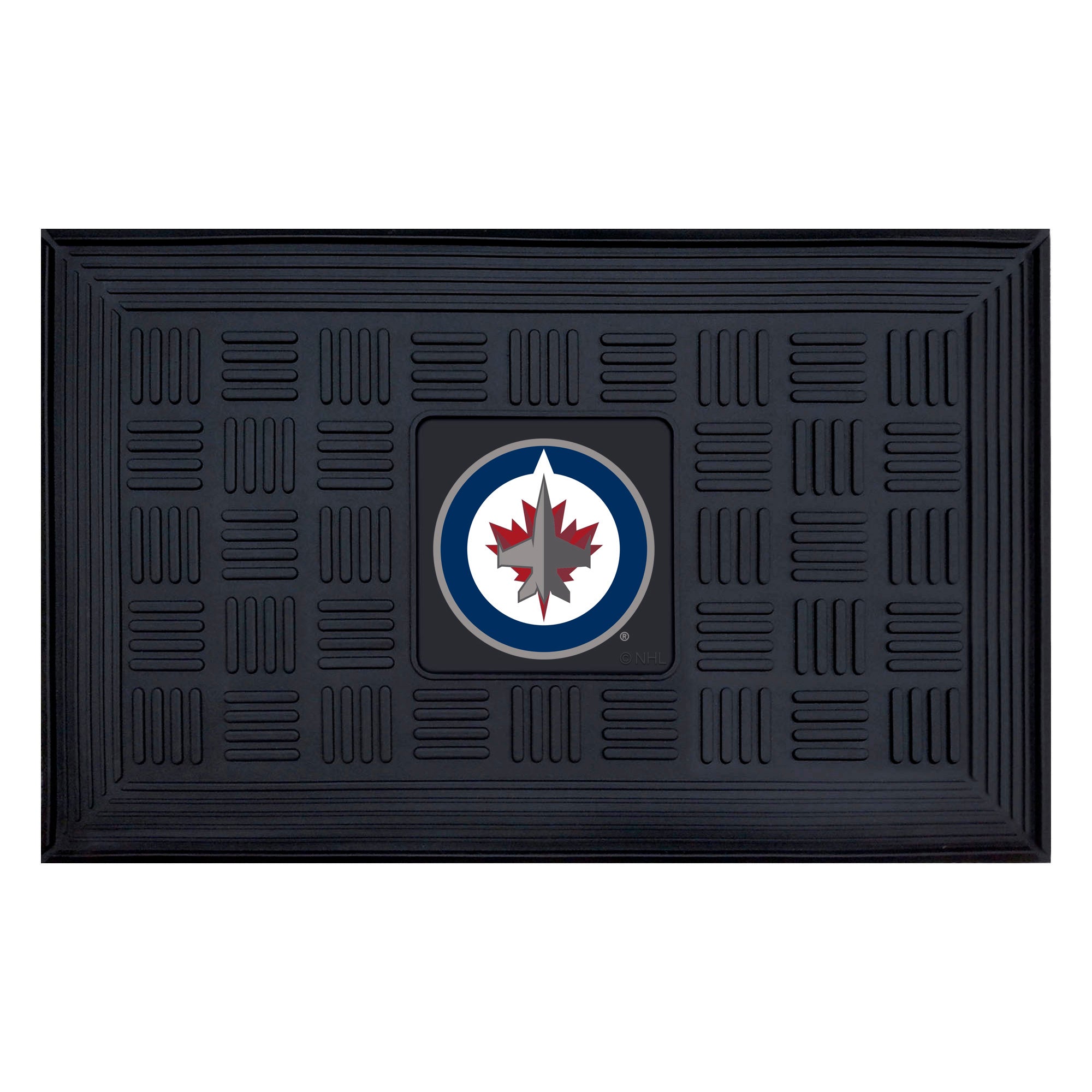 FANMATS, LNH - Tapis de porte robuste des Jets de Winnipeg - 19,5 po x 31 po