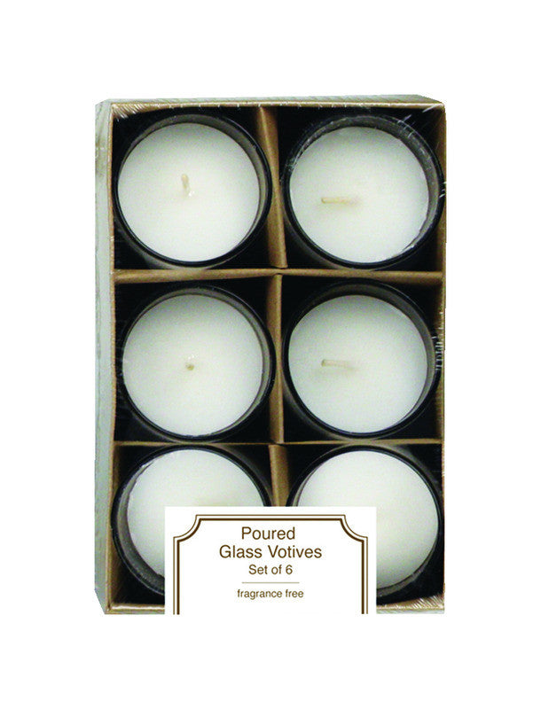 EMPIRE CANDLE CO LLC, Langley Empire White No Scent Accent Candle 2.5 in. H x 2 in. Dia.