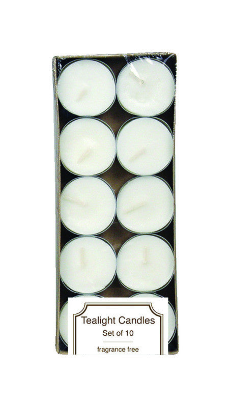 EMPIRE CANDLE CO LLC, Langley Empire White No Scent Jar Candle 0.5 in. H x 1.5 in. Dia.