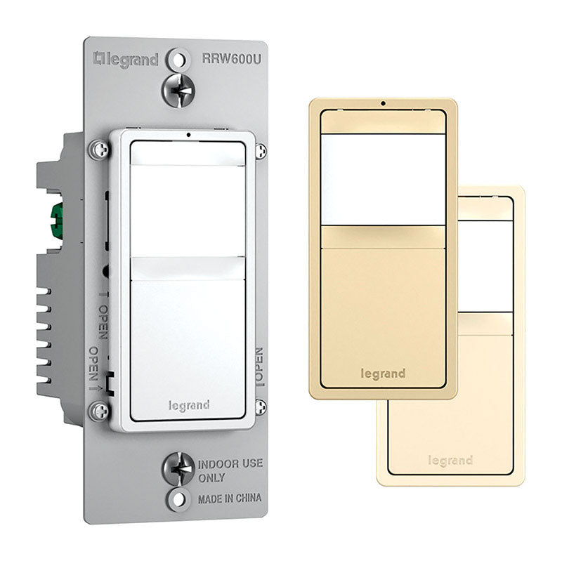 PASS & SEYMOUR, Legrand Radiant 15 amps Motion Sensor Switch Ivory, Light Almond, White 1 pk