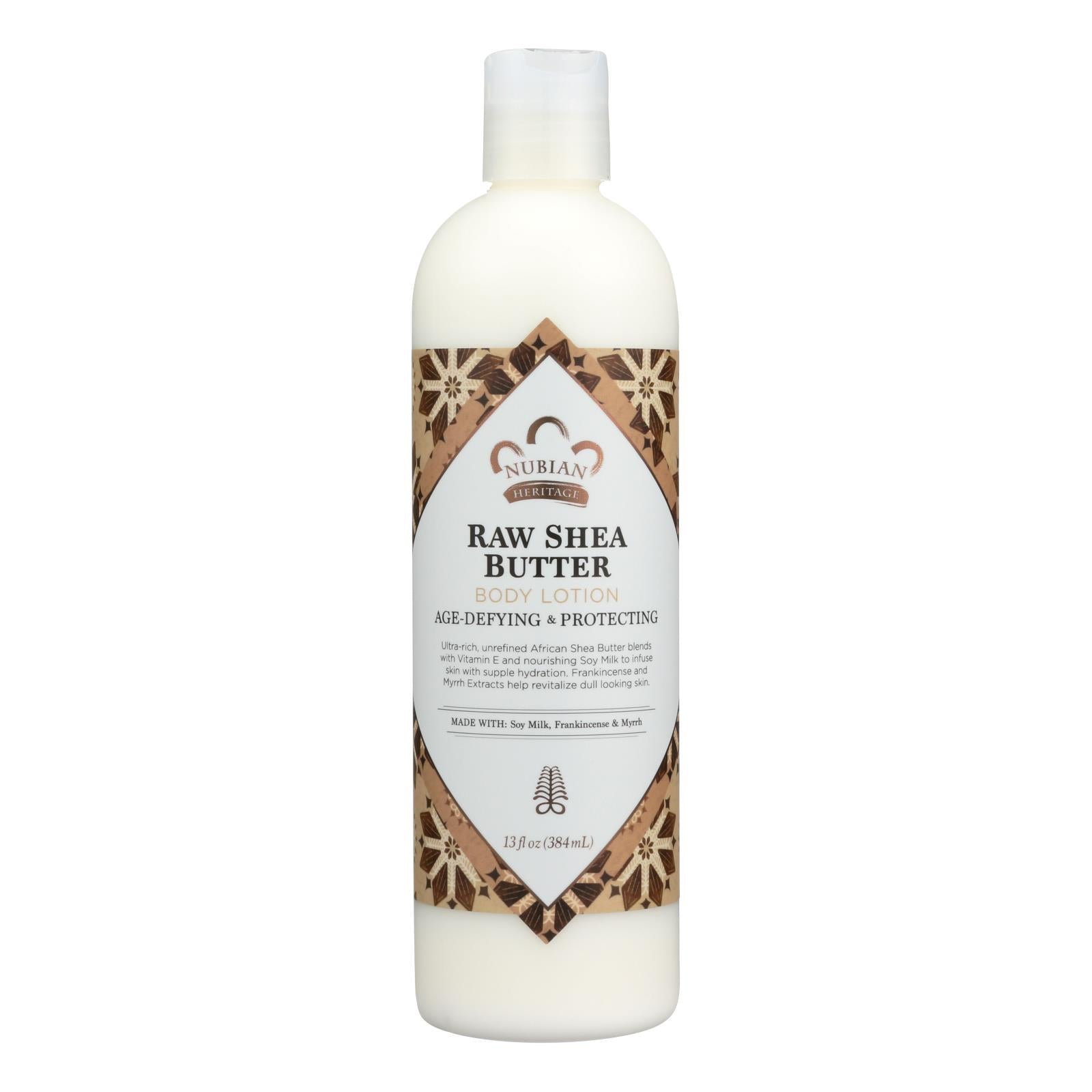 Héritage nubien, Lotion de l'Héritage Nubien Karité brut et Myrrhe - 13 oz