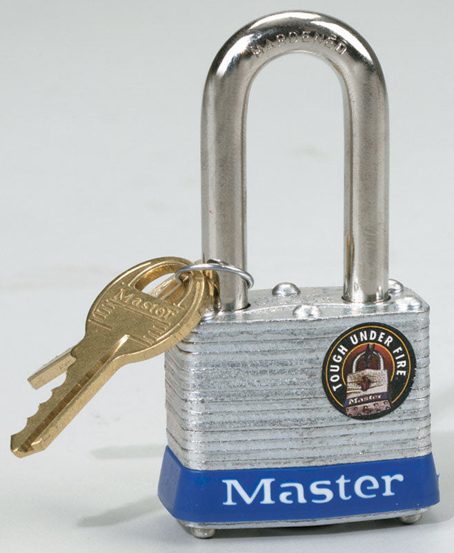 Master Lock, Master Lock 1-5/16 in. H x 1-5/8 in. W x 1-9/16 in. Acier laminé Cadenas à double verrouillage 1 pk