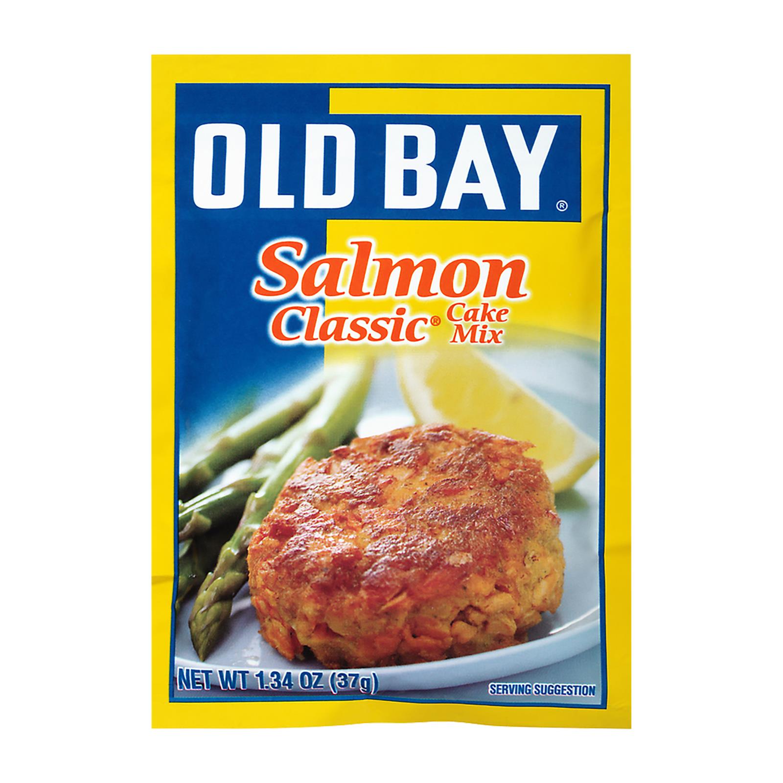 Old Bay, Mélange à gâteau classique au saumon Old Bay - caisse de 12 - 1,34 OZ (paquet de 12)