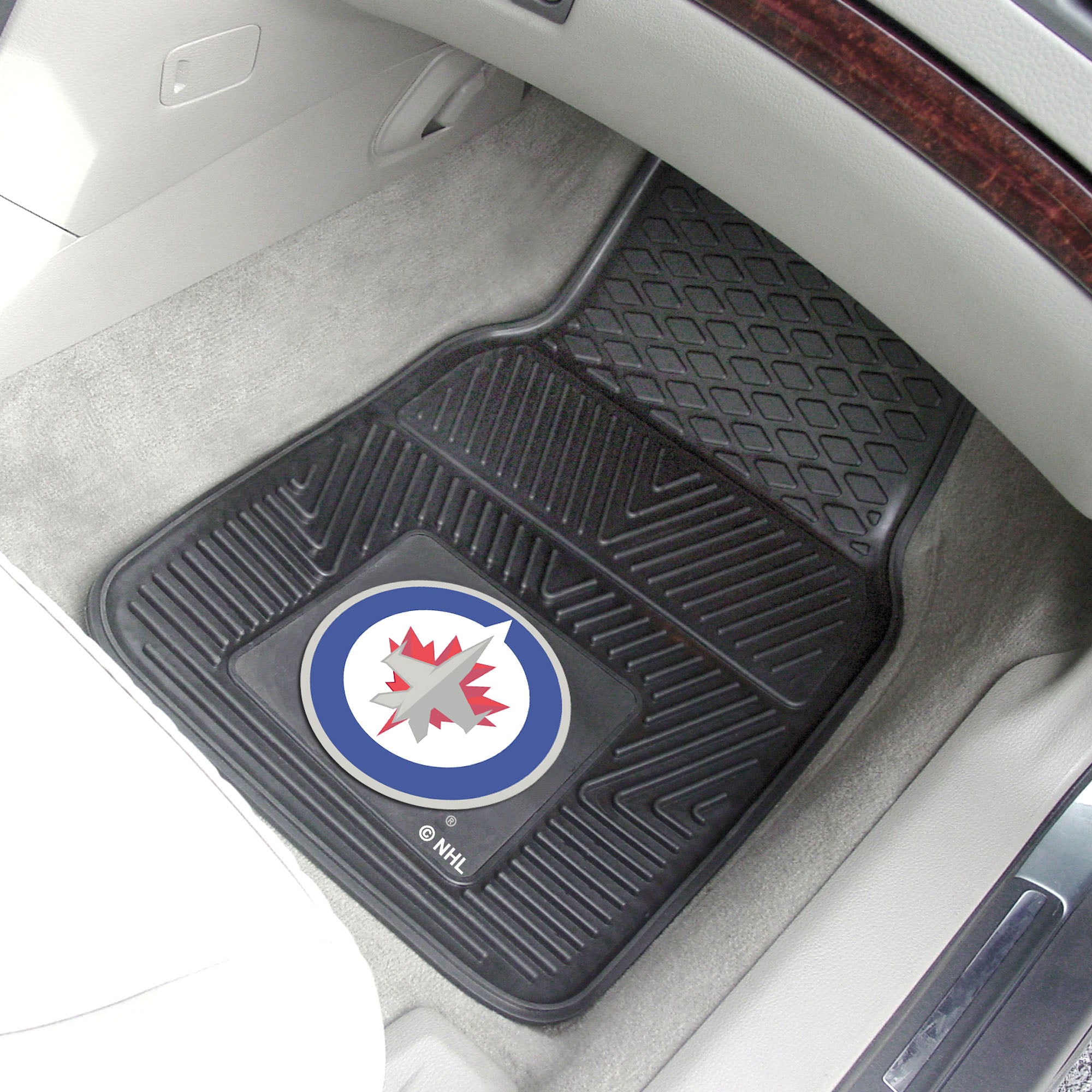 FANMATS, NHL - Winnipeg Jets Tapis d'auto très résistant - 2 pièces