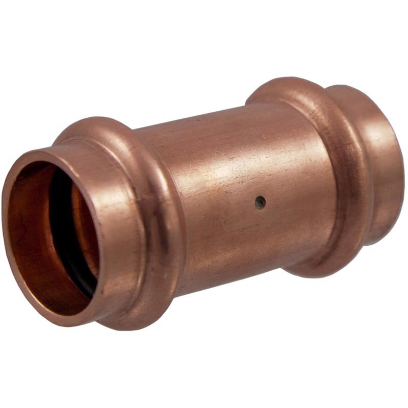 NIBCO INC, NIBCO 1 in. Press X 1 in. D Press Coupling Wrought Copper 1 pk