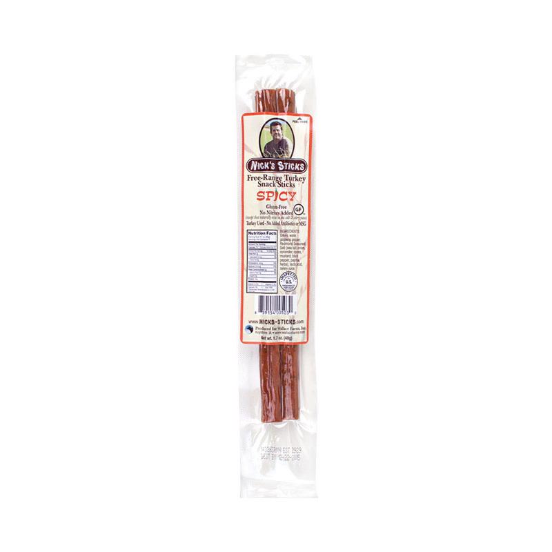 WENZELS FARM LLC, Nick's Sticks Bâtonnets de dinde fermière 1.7 oz. paquet (paquet de 25)