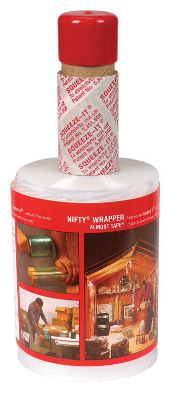 REP ASSOCIATES CORP, Nifty Almost Tape 5 in. W X 1000 ft. L Film étirable 1 pk