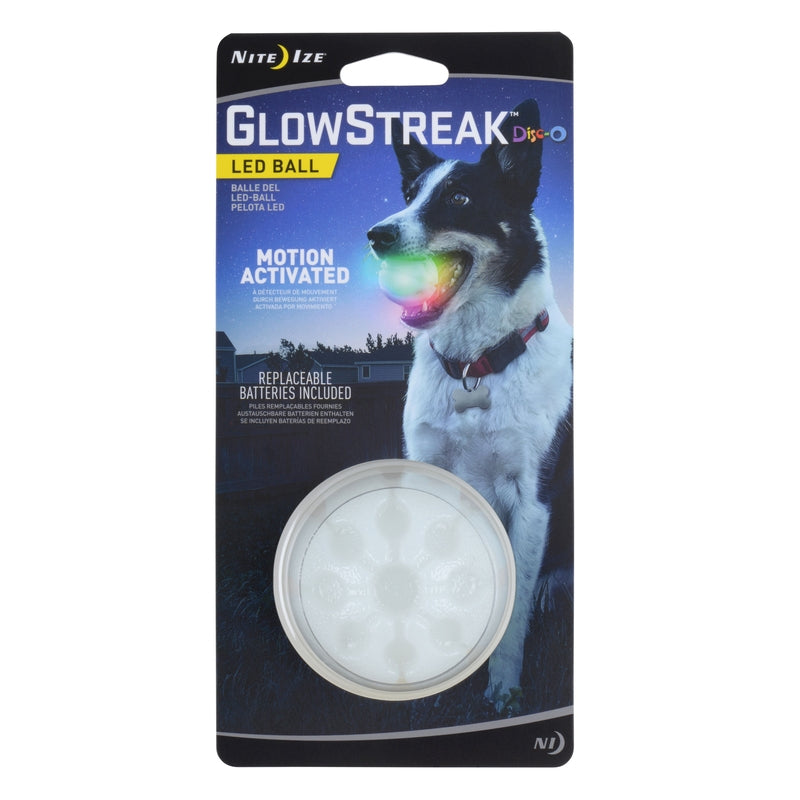 NITE WEEK INC, Nite Ize GlowStreak Assorted Rubber GlowStreak Glow Ball