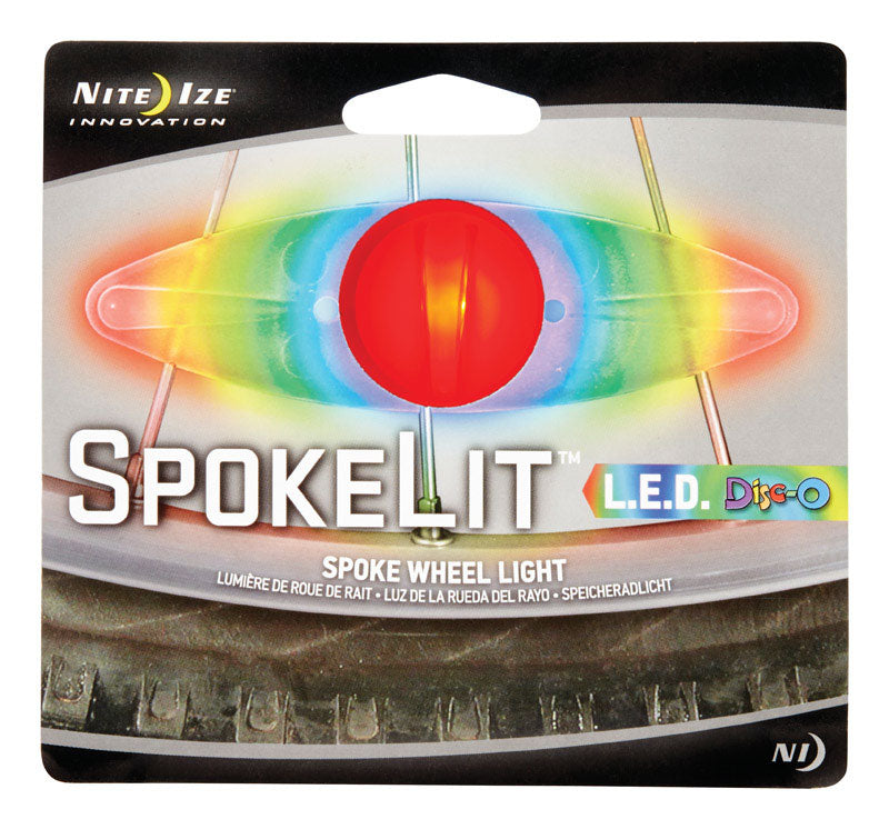 Fil Ize, Nite Ize SpokeLit Lampe de vélo à LED en caoutchouc Disc-O