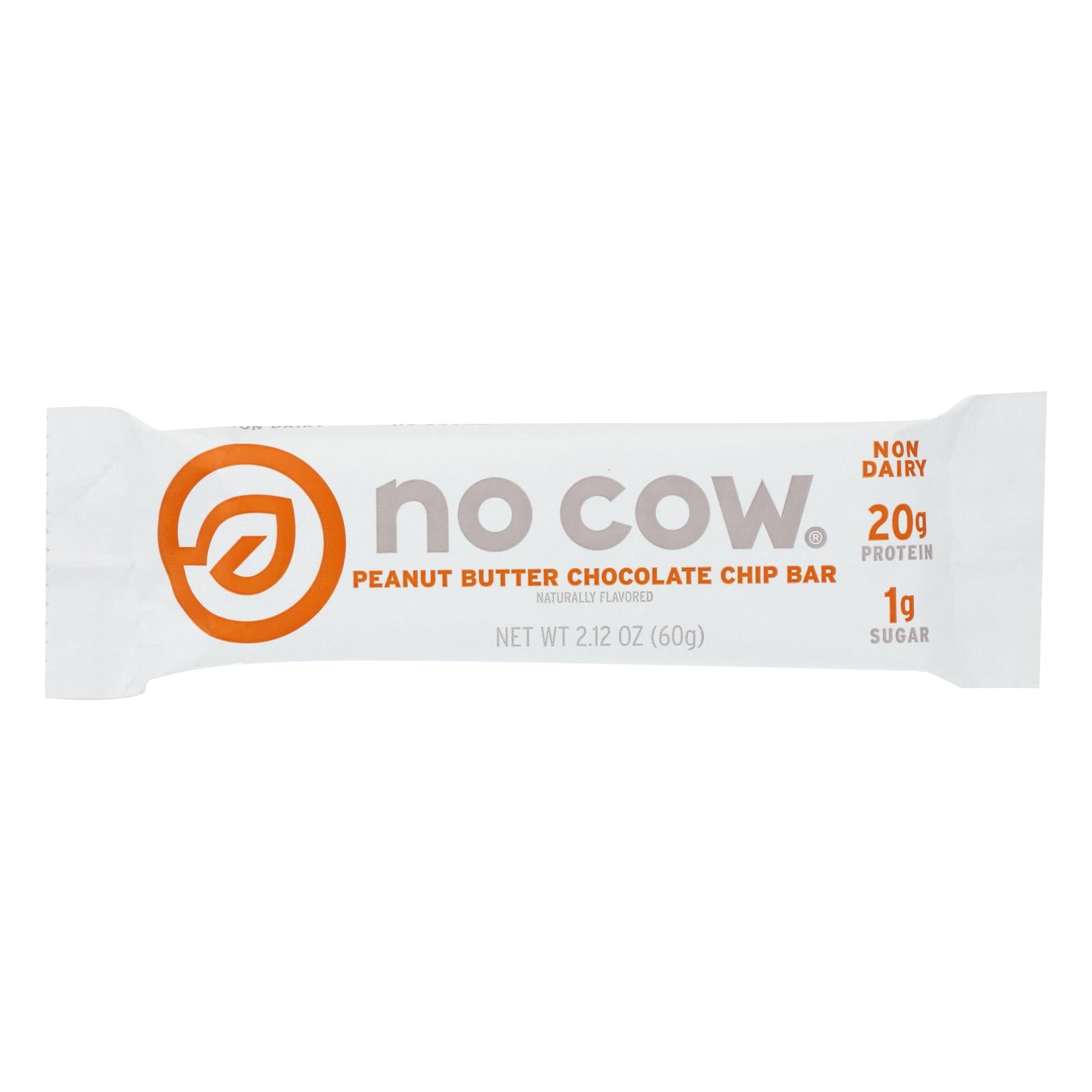 No Cow Bar, No Cow Bar Barre protéinée - caisse de 12 - 2.12 OZ (paquet de 12)