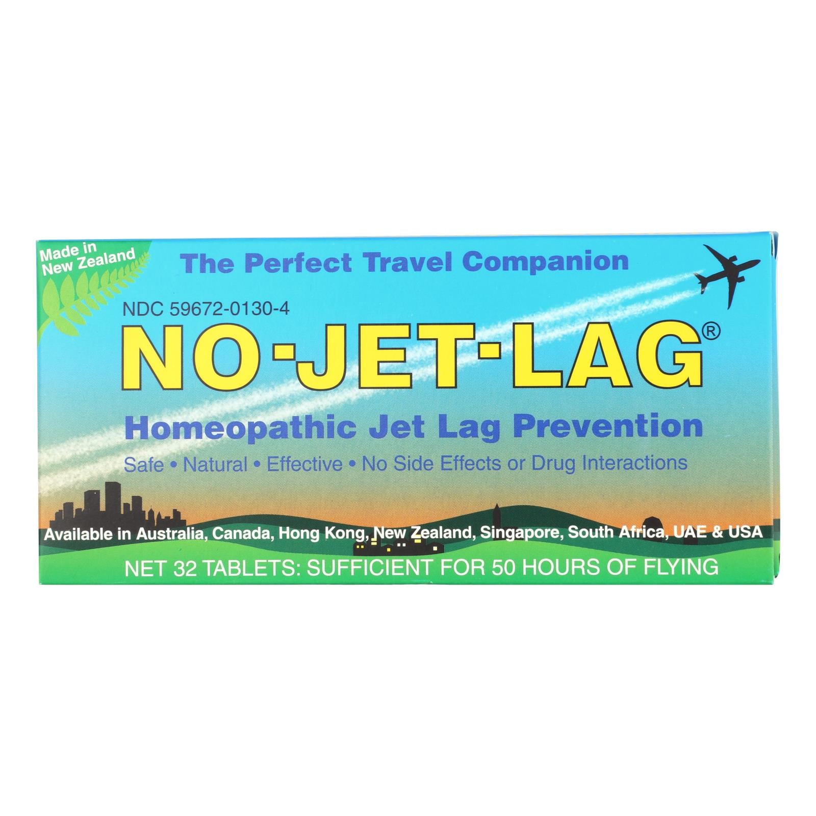 Miers Lab, No Jet Lag - Cntr Display Jet Lag Prevntn - Case of 6-32 TAB (Pack of 6)