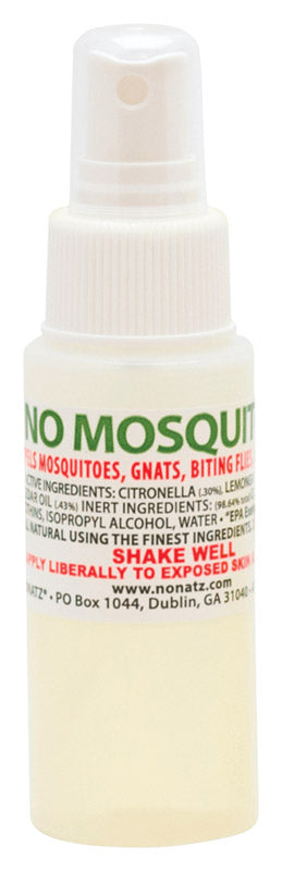 CLEAN CONTROL CORP, No Natz Organic Insect Repellent Liquid For Mosquitoes/Other Flying Insects 2 oz (Pack of 12)