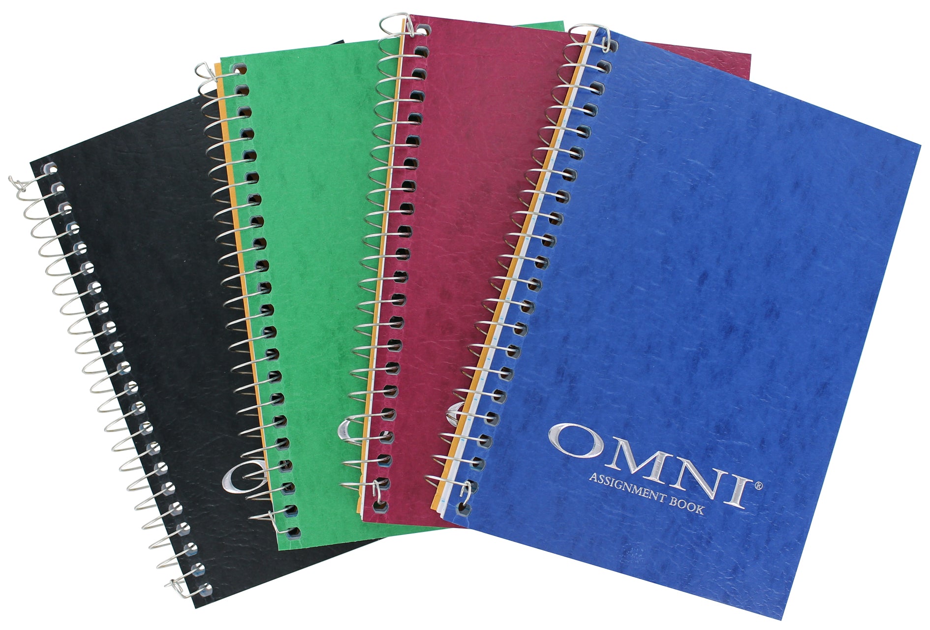 Norcom, Norcom 77316-12 7 X 5 Omni College Ruled Assignment Book Assorted Colors 100 Sheets