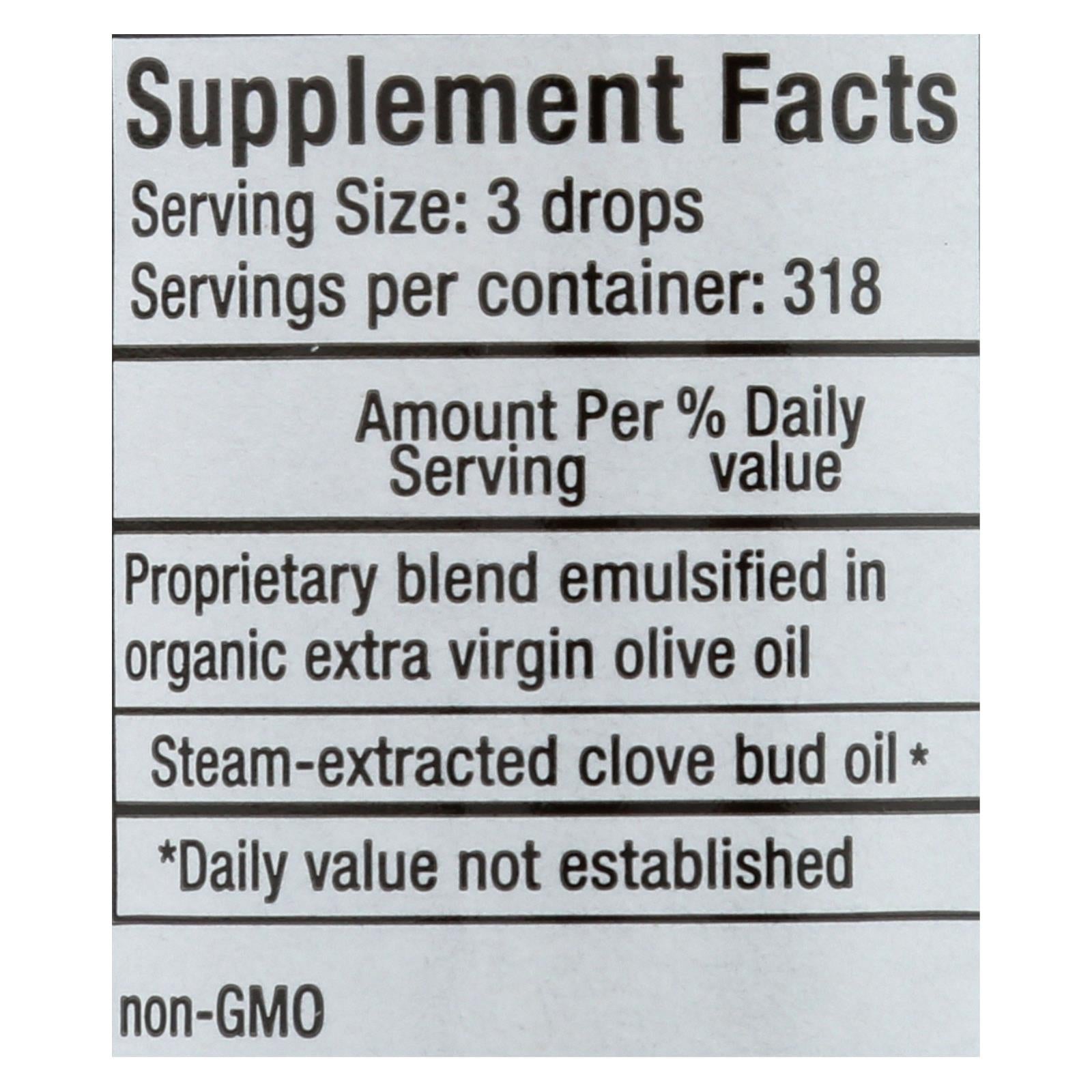 Herbes et épices d'Amérique du Nord, North American Herb and Spice Clovanol Huile de clou de girofle - 1 fl oz