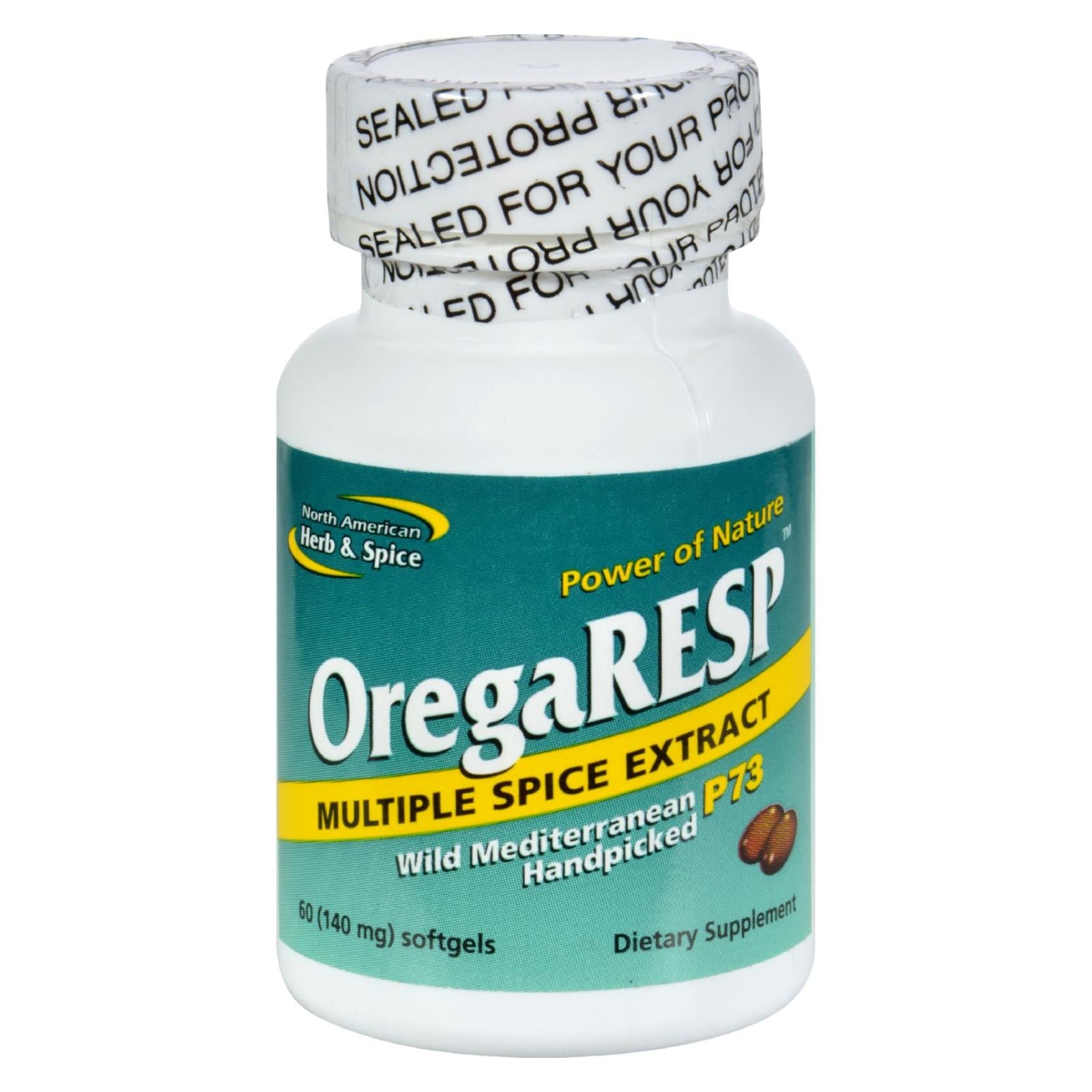 Herbes et épices d'Amérique du Nord, North American Herb and Spice OregaRESP - 60 Capsules Molles