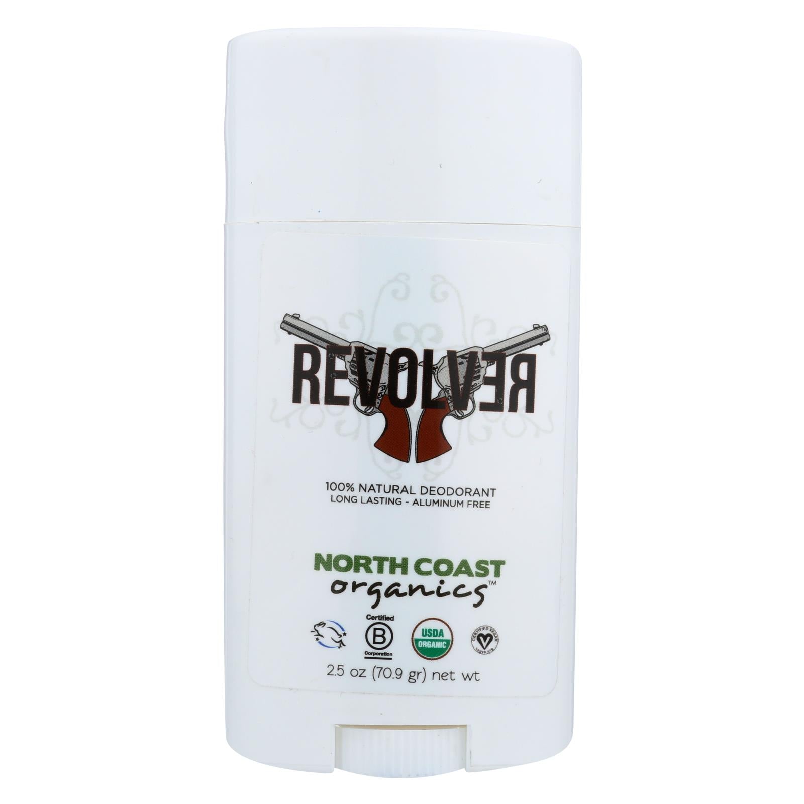 North Coast Organics, North Coast Organics Déodorant - Revolver - 1 pièce - 2.5 oz.