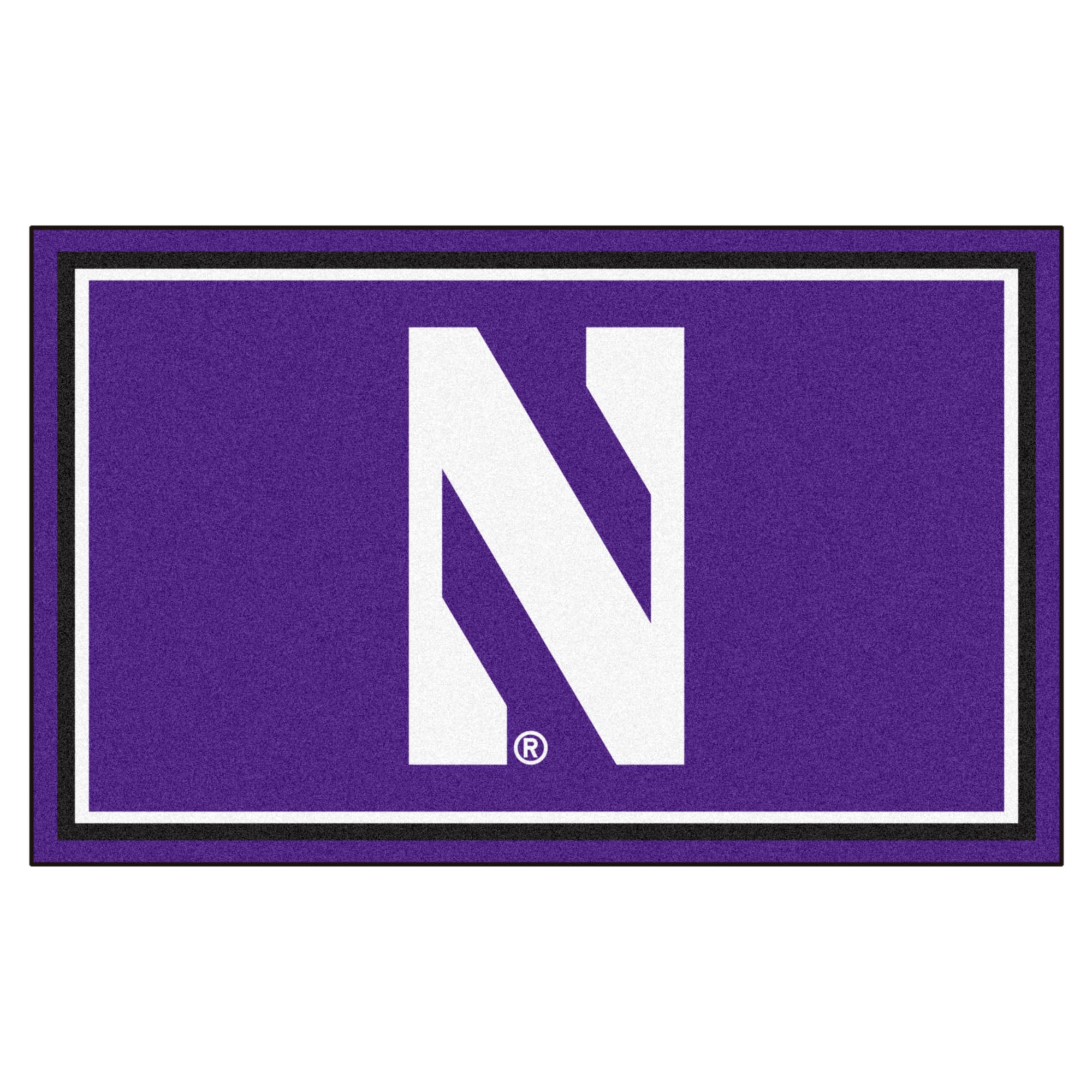 FANMATS, Northwestern University 4ft. x 6ft. Tapis en peluche