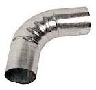 Norwesco, Norwesco 248009 2" 75º Galvanized Plain Round Pipe Elows