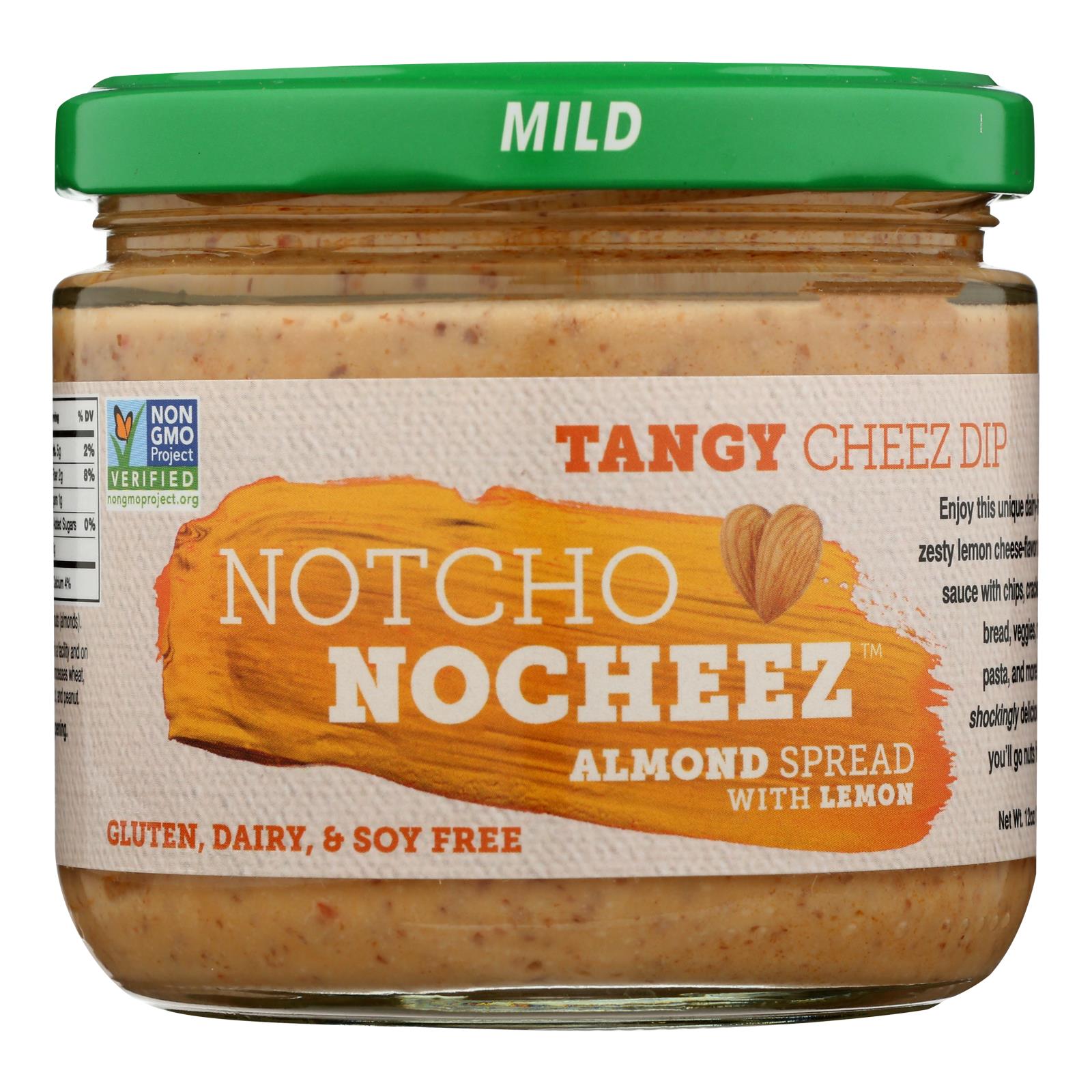 LE VÉGÉTALIEN HEUREUX, Notcho Nocheeze - Cheez Dip Nocheez Tangy - Caisse de 6-12 OZ