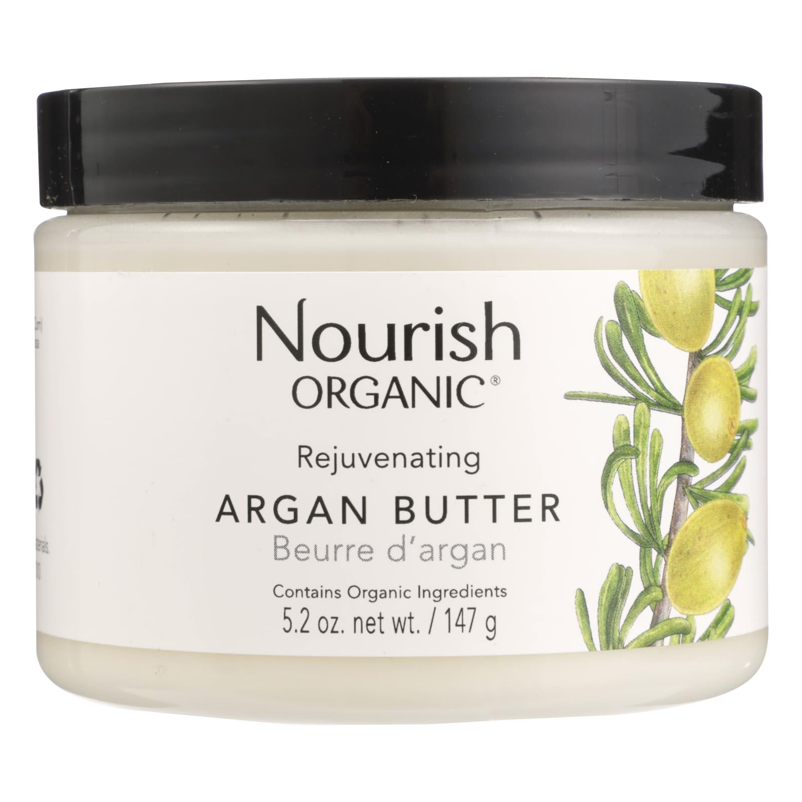 Nourrir, Nourish Argan Butter - Organic - Rejuvenating - 5.2 oz - 1 each