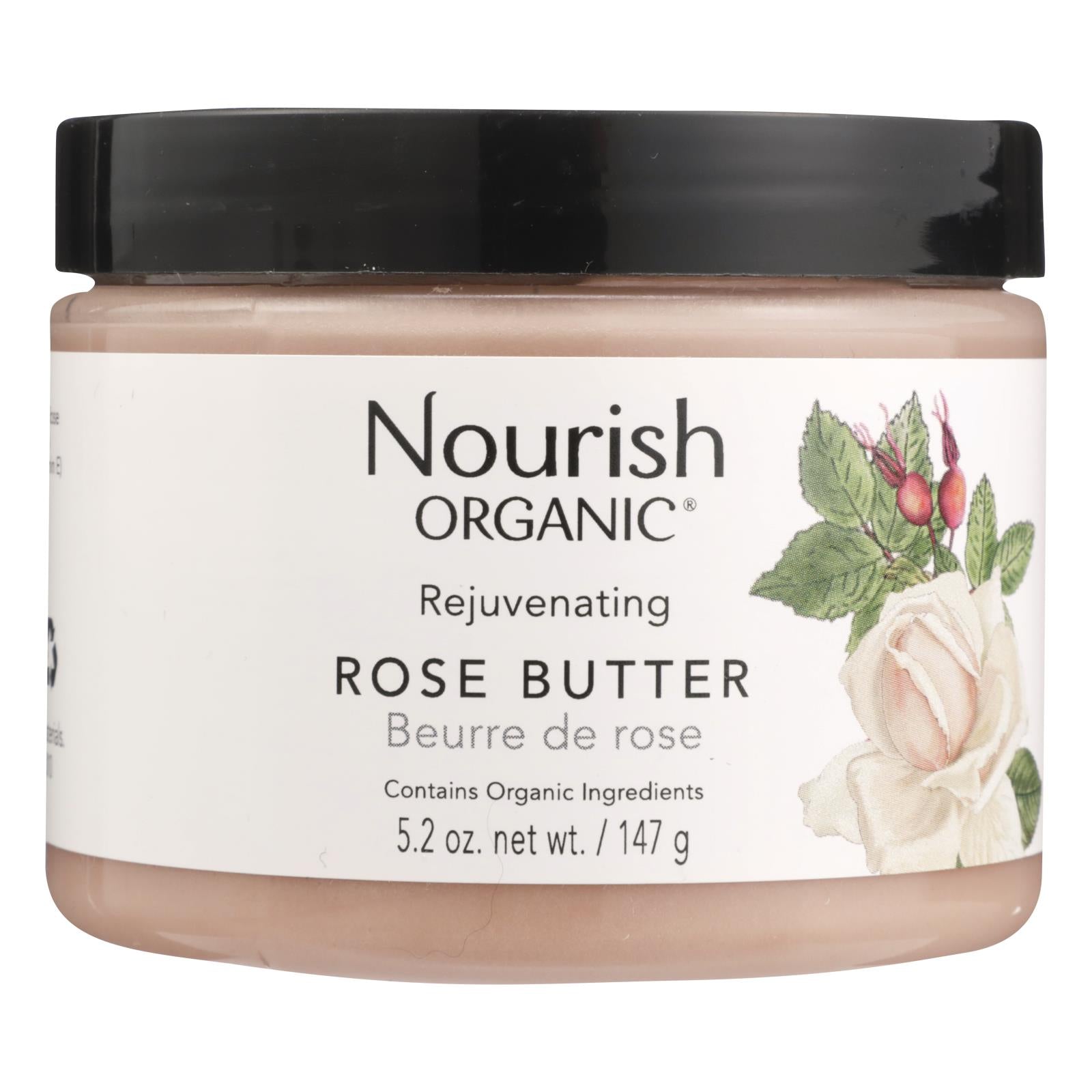 Nourrir, Nourish Face Clnsr - Organic - Rose Butter - 5.2 oz