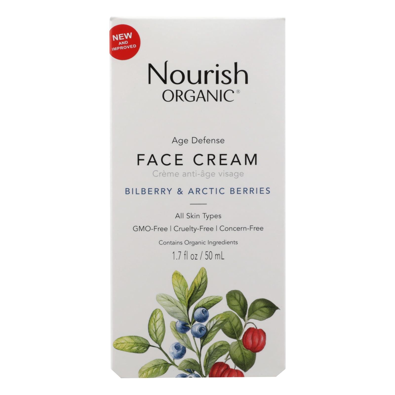 Nourrir, Nourish - Face Cream Age Defense - 1 Each - 1.7 FZ