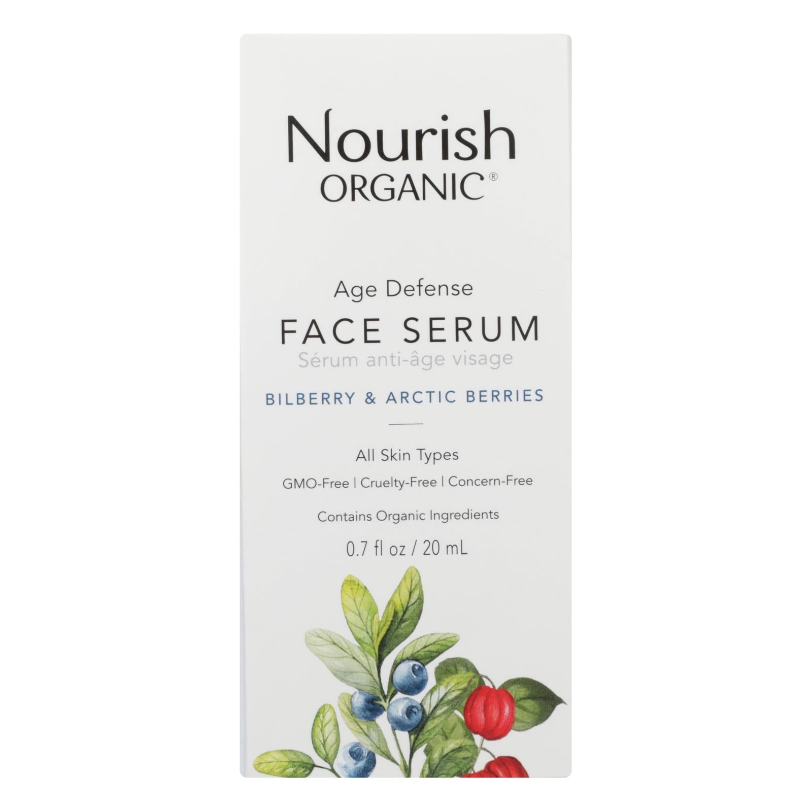 Nourrir, Nourish - Face Serum Age Defense - 1 pièce - 0.7 FZ