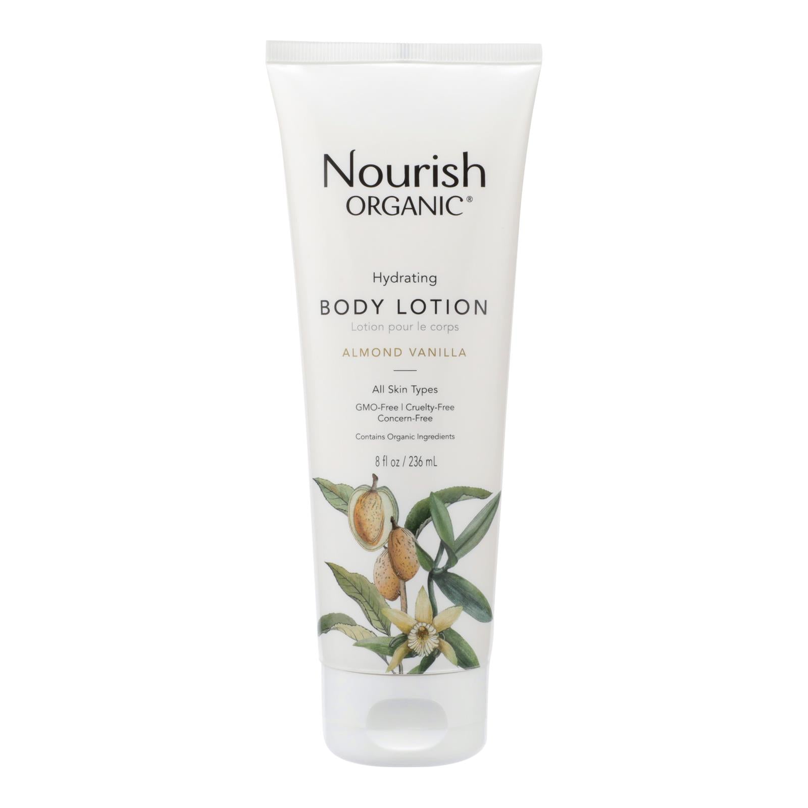 Nourrir, Nourish Organic Body Lotion Almond Vanilla - 8 fl oz